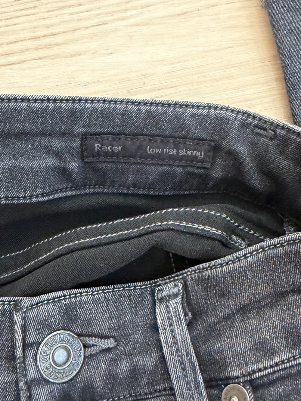 Citizens of Humanity Racer low-rise skinny jeans Size 25 - Picture 9 of 10